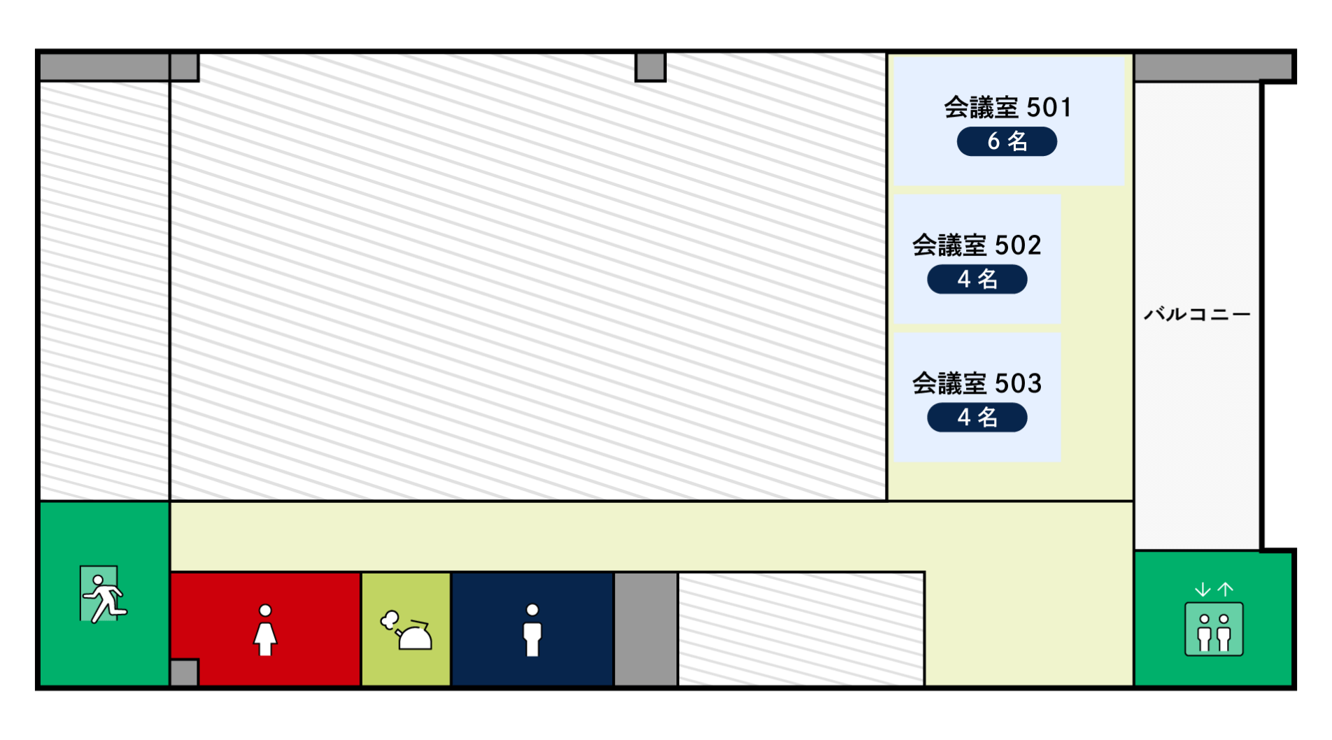 IGS(アイグロースシップ)5Fフロアマップ